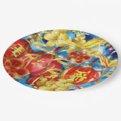 Chinese feestdagen papieren bordje (Gekanteld)