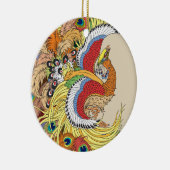 Chinese fenix keramisch ornament (Rechts)