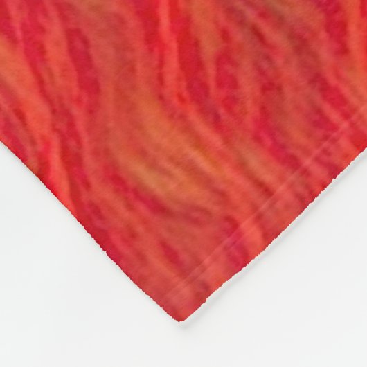 Chinese Fire Dragon Fleece Deken (Hoek)