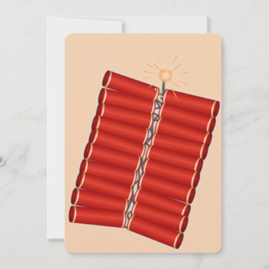 Chinese Firecrackers Kaart (Voorkant)