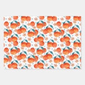 Chinese flessenbakpapierset van 3 langen inpakpapier vel (Voorkant)