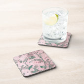 Chinese "Floral Beverage Coaster Set" Drankjes Onderzetter (Rechterzijde)
