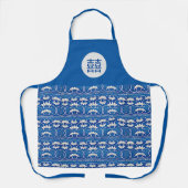 Chinese florale - dubbel geluk schort (Voorkant)