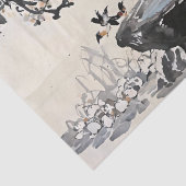 Chinese Fontein Kunst Inkt Schilderen Decoupage Tissuepapier (Detail)