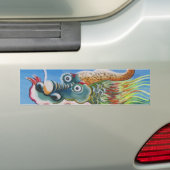 Chinese foo Dog/Lion Guardian Mural Bumpersticker (Op auto)