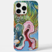 Chinese foo Dog/Lion Guardian Mural Case-Mate iPhone Case (Achterkant)