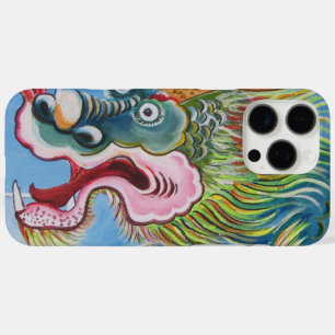 Chinese foo Dog/Lion Guardian Mural iPhone 16 Pro Max Hoesje