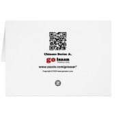 Chinese Foo Dog/Lion Guardian Mural Kaart (Achterkant Horizontaal)