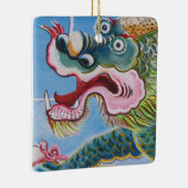 Chinese foo Dog/Lion Guardian Mural Keramisch Ornament (Rechts)