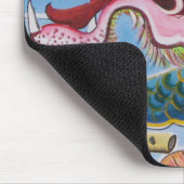 Chinese foo Dog/Lion Guardian Mural Muismat (Hoek)