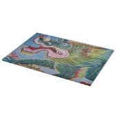 Chinese foo Dog/Lion Guardian Mural Snijplank (Hoek)