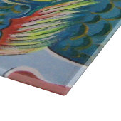 Chinese foo Dog/Lion Guardian Mural Snijplank (Hoek)