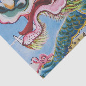 Chinese foo Dog/Lion Guardian Mural Tissuepapier (Detail)