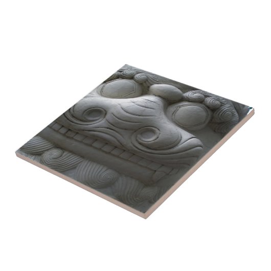 Chinese foo Dog Tegeltje (Zijkant)