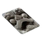 Chinese Foo-hond-draak-granieten rotsculptuur Magneet (Rechterzijde)