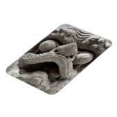 Chinese Foo-hond-draak-granieten rotsculptuur Magneet (Linkerzijde)