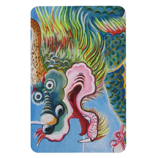 Chinese Foo-hond / Leeuwbewaker Muurschildering Magneet (Verticaal)