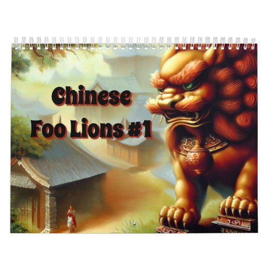 Chinese foo Lions #1 Kalender (Hoes)