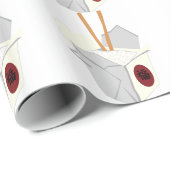 Chinese Food Takeout Box Cadeaupapier (Rol Hoek)