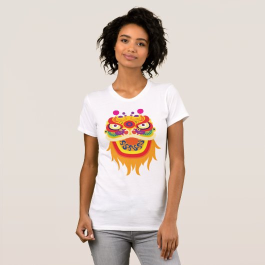Chinese "Fortune Character Womens T-Shirt" T-shirt (Voorkant volledig)