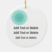 Chinese Fortune Cookie - SRF Keramisch Ornament (Achterkant)