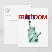 Chinese Freedom and Liberty Briefkaart (Voorkant / Achterkant)