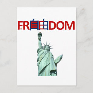 Chinese Freedom and Liberty Briefkaart