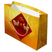 Chinese FU Luck lantaarn Paard Jaar gift LGB1 Groot Cadeauzakje (Achterkant Gekanteld)