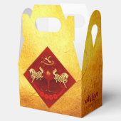 Chinese FU Luck lantaarn Paard Jaar Partij GFB01 Bedankdoosjes (Geopend)