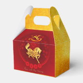 Chinese FU Luck lantaarn Paard Jaar Partij GFB02 Bedankdoosjes (Achterkant)