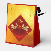 Chinese FU Luck lantaarn Paard Jaar Partij TentFB0 Bedankdoosjes (Achterkant)