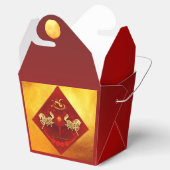 Chinese FU Luck lantaarn Paard Jaar Partij TOFB01 Bedankdoosjes (Geopend)