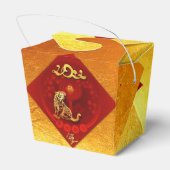 Chinese FU Luck Luck Tiger Year-groet TOFB3 Bedankdoosjes (Achterkant)