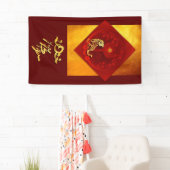 Chinese FU Luck Luck Tiger Year-groet VB Spandoek (Insitu)