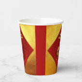 Chinese FU Luck Luck Tiger Year Party PC03 Papieren Bekers (Links)