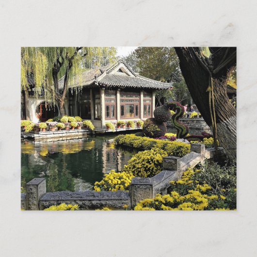 Chinese Garden Briefkaart (Voorkant)