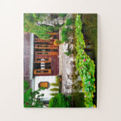 Chinese Garden Portland Oregon. Legpuzzel (Verticaal)