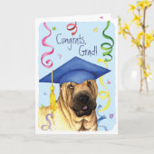 Chinese Gediplomeerde shar-Pei Kaart (Gele Bloem)