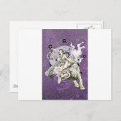 Chinese Geest van de tijger met het Chinese elemen Briefkaart (Voorkant / Achterkant)