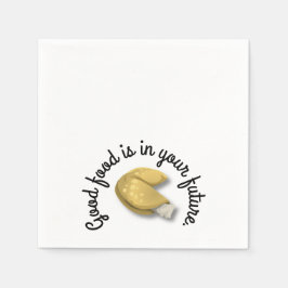 Chinese gelukskoekjes servet