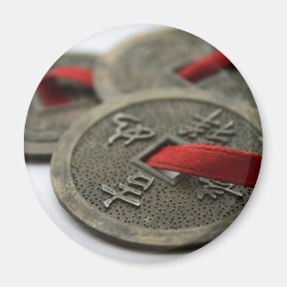 Chinese geluksmunten magneet