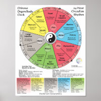 Chinese geneeskunde Meridiaan Lichaamsklok