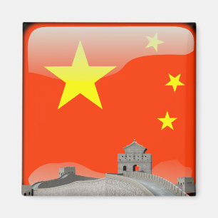 Chinese glanzende vlag magneet