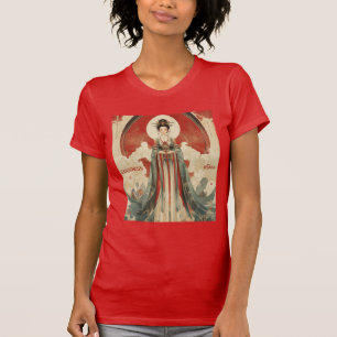 Chinese Godin Nuwa Mythological Art T-shirt