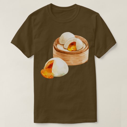 Chinese Golden Salted Egg Custard Bao  T-shirt (Design voorkant)