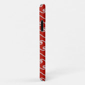 Chinese golfpatroon - wit op dieprood Case-Mate iPhone case (Achterkant/rechts)