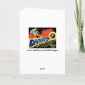 Chinese gouden handschoenen kaart (Achterkant)