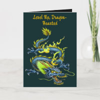 Chinese Groene En Blauwe Lente Draak Mythisch Sche