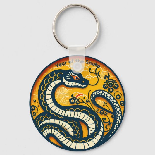 Chinese Groene Slang Jaar 2025 BRK Sleutelhanger (Voorkant)