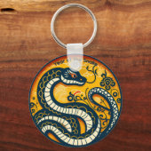 Chinese Groene Slang Jaar 2025 BRK Sleutelhanger (Voorkant)